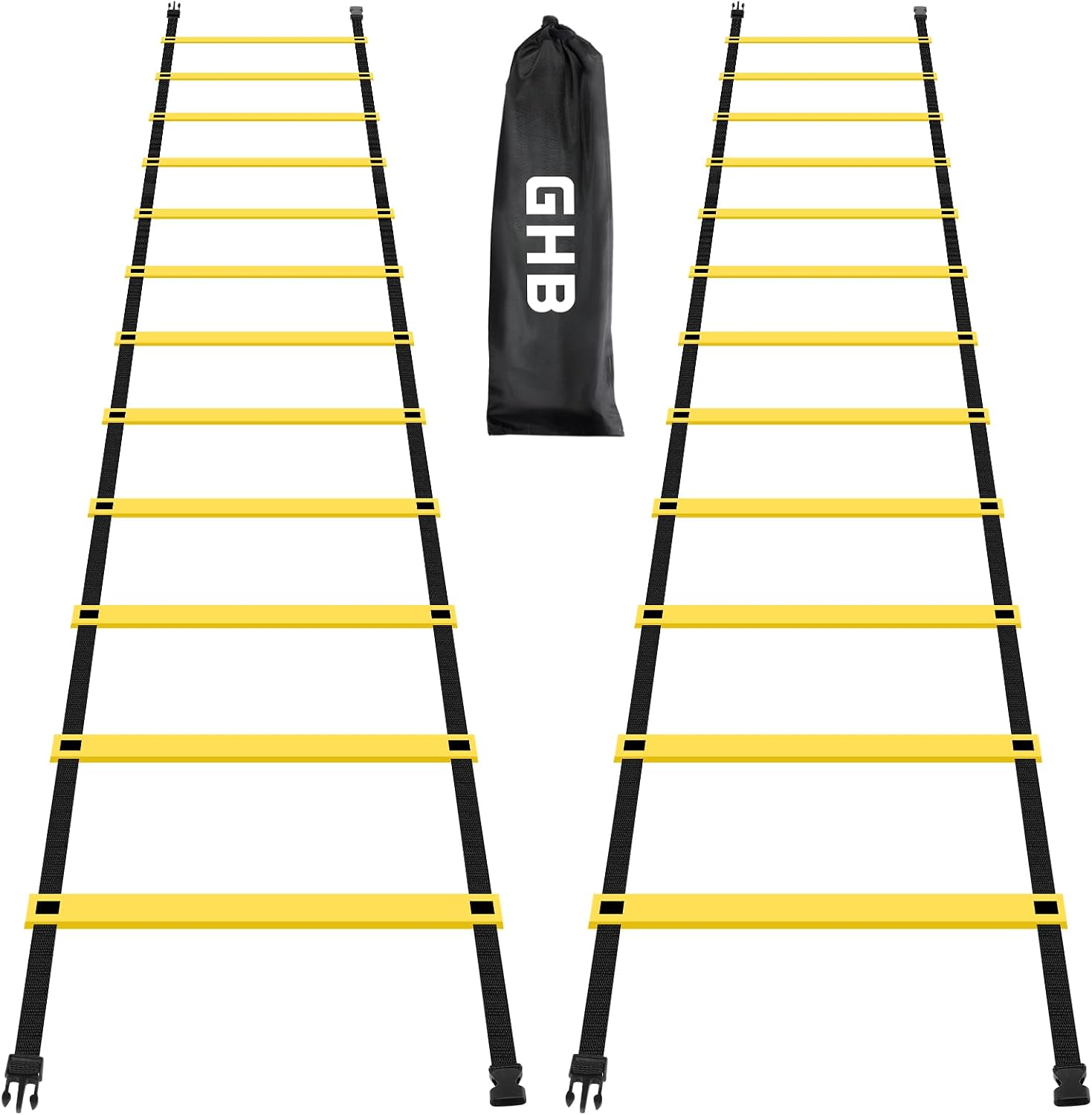 Pro Agility Ladder Agility Training Ladder Speed 12 Rung 20ft with Carrying Bag