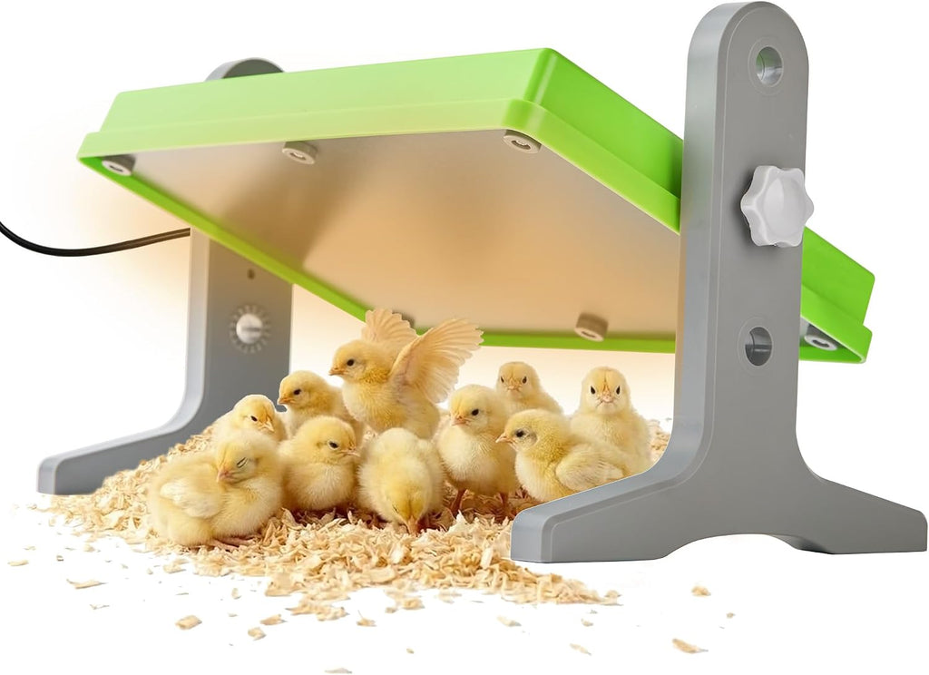Fuzzy Bird Chick Brooder (12''*8'') Brooder Heater for Chicks Ducks and Birds Incubation Heating Keep Chicks Warm