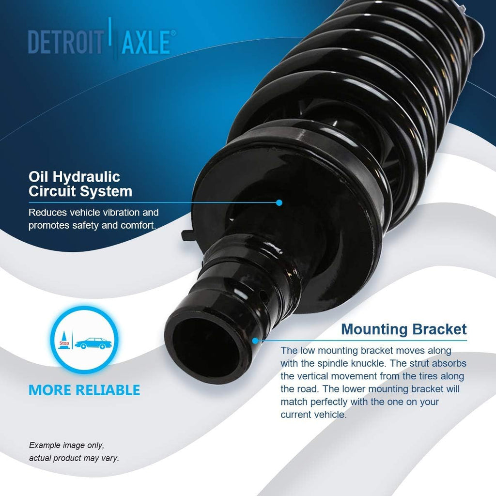 Detroit Axle - Struts Shocks for Chevy Trailblazer EXT GMC Envoy XL XUV