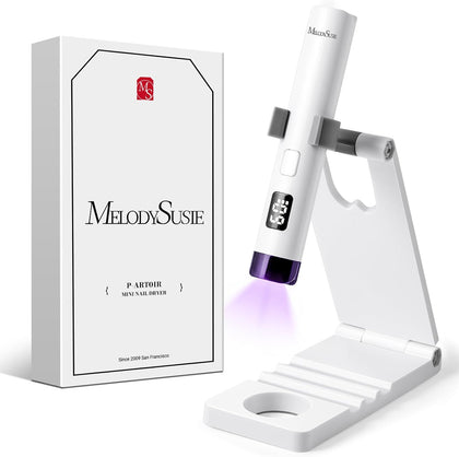 Handheld UV Light for Gel Nails P-ART01R with Stand, Hands-Free