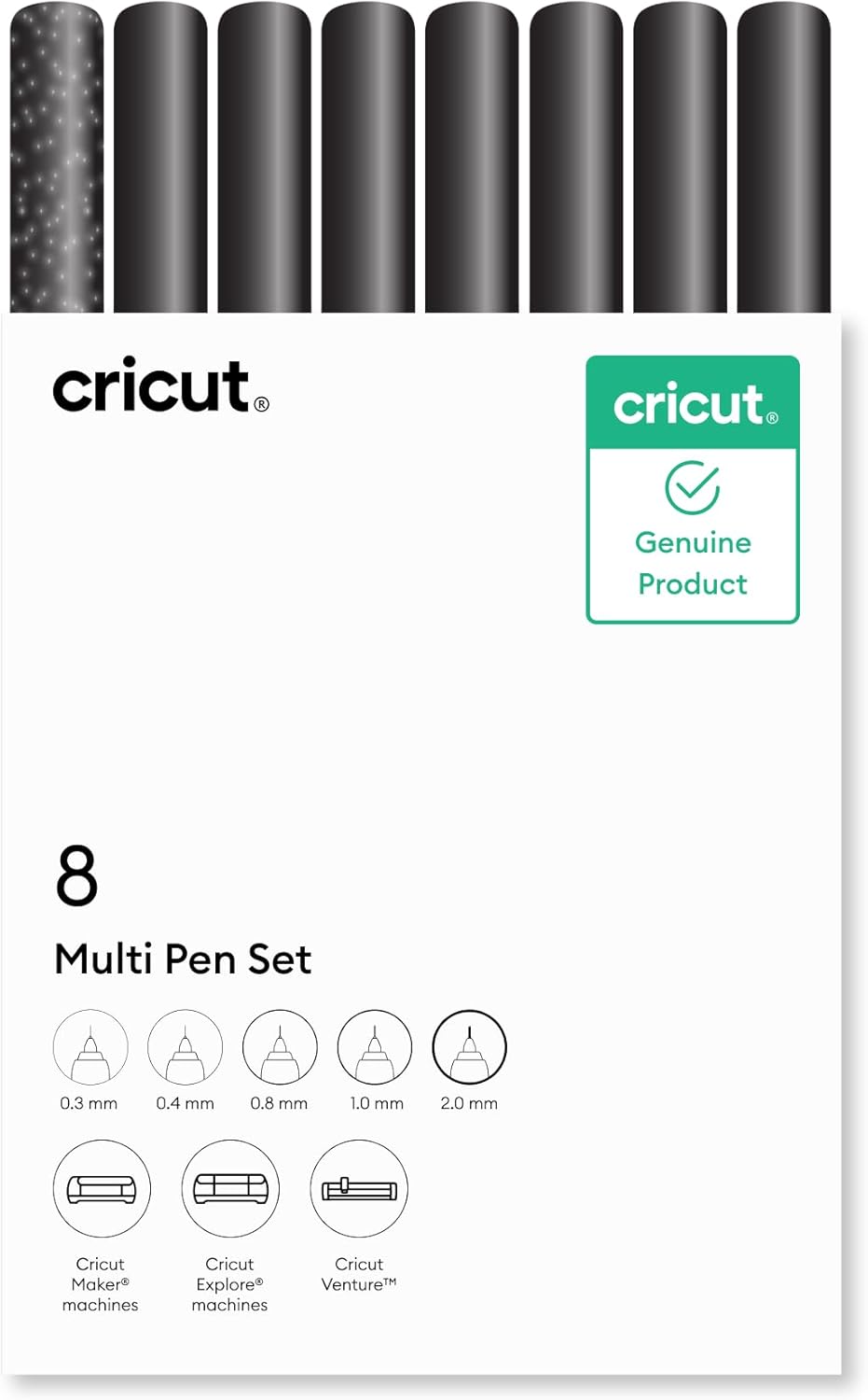 Multi Pen Set, Black (8 ct)