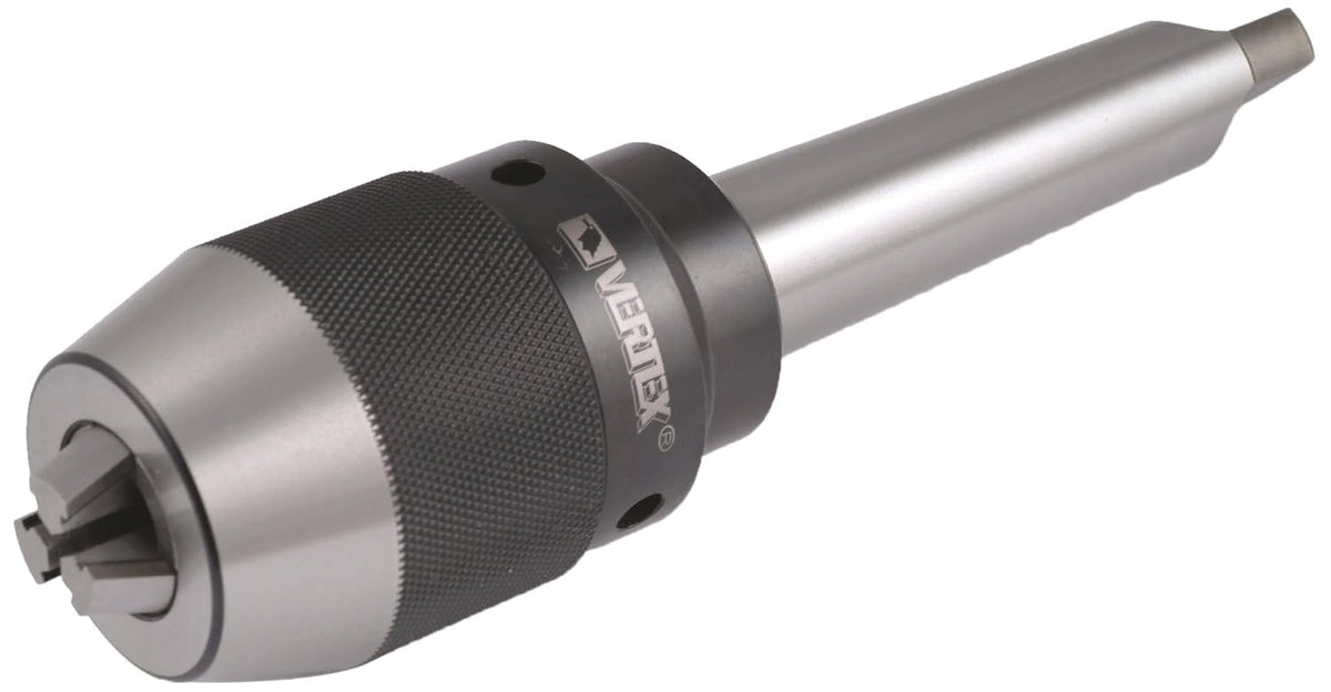 Vertex 3701-2500 0-1/2 Inch MT3 Integrated Keyless Drill Chuck