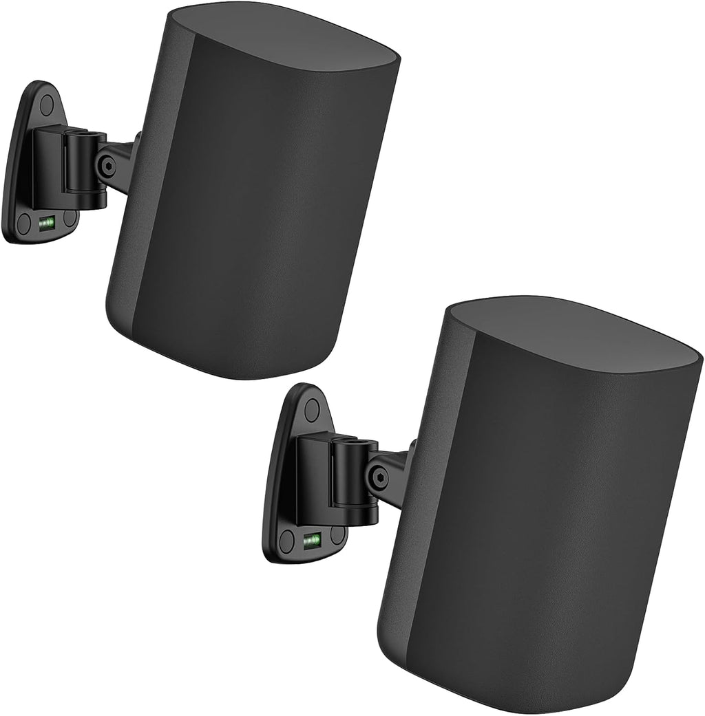 Heavy-Duty Speaker Wall Mounts for Roku Wireless Speaker Mount - Tilt & Swivel Adjustable Speaker Mounting Brackets