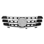 ML 500 Front Grill with LED Emblem Upgrade Grille for Mercedes Benz W164