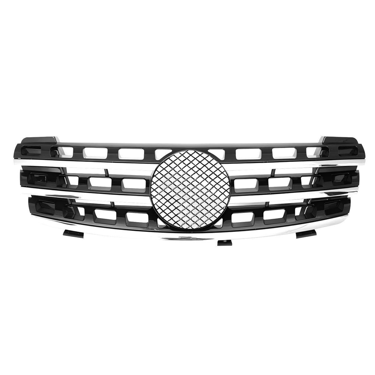 ML 500 Front Grill with LED Emblem Upgrade Grille for Mercedes Benz W164