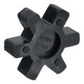 uxcell L099/L100 Jaw Coupling Insert, Flexible Solid Type NBR Rubber, Black