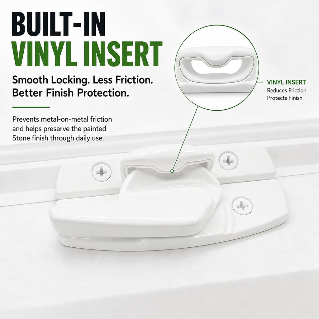 Metal Window Lock Replacement for Andersen, Upgraded Sash Lock and Keeper