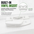 Metal Window Lock Replacement for Andersen, Upgraded Sash Lock and Keeper