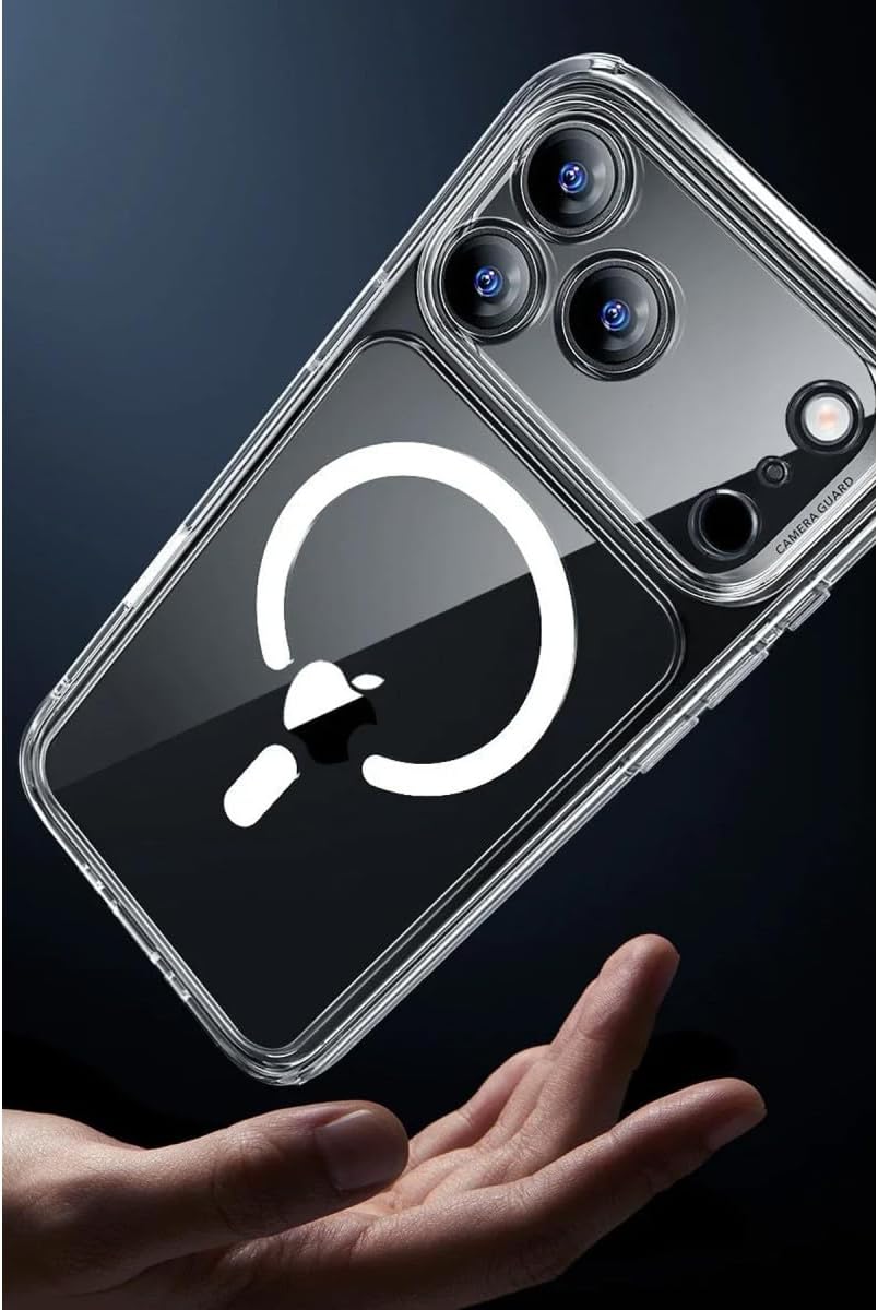 for iPhone 17 Pro Case, Camera Control Cover, Compatible with MagSafe, Shockproof Military-Grade Protection, Magnetic