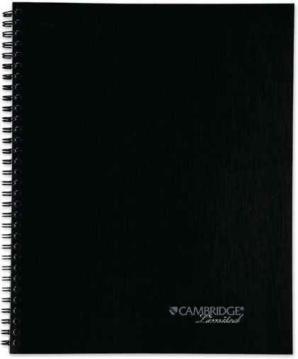 Business Notebook, Action Planner, Legal Ruled Paper, 8-1/2" x 11", 80 Sheets, Flexible Soft Touch Cover, Wirebound