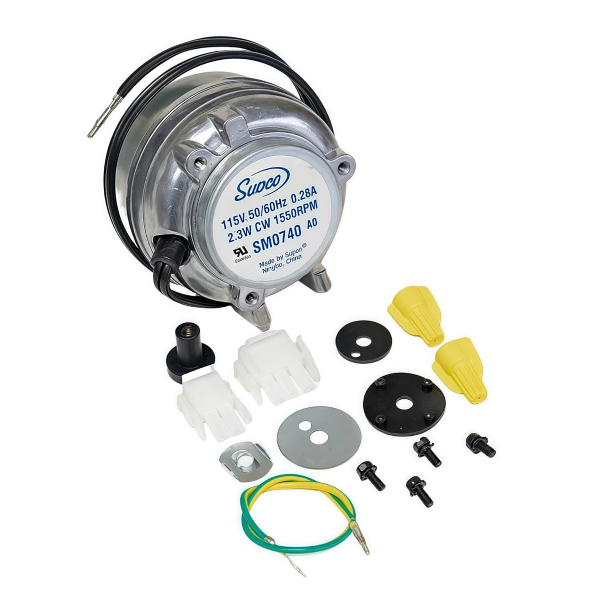 Condenser Refrigerator Fan Motor Compatible with Sub Zero 4200740 Condensor Compressor Motor