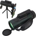 10 x 42 HD Monocular Telescope Waterproof Monocular Telescope with Smartphone Holder Tripod for Bird Watching