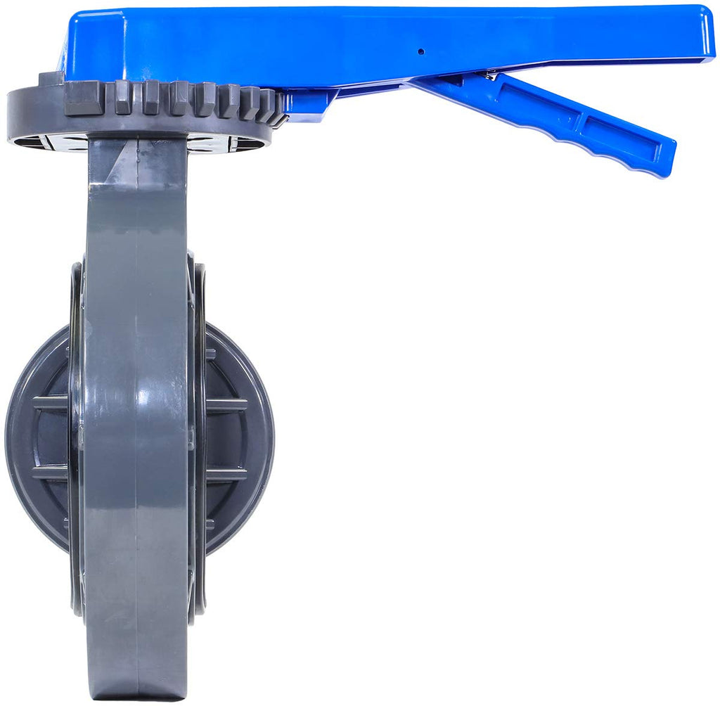 RKLV6B PVC Butterfly Valve, 6"