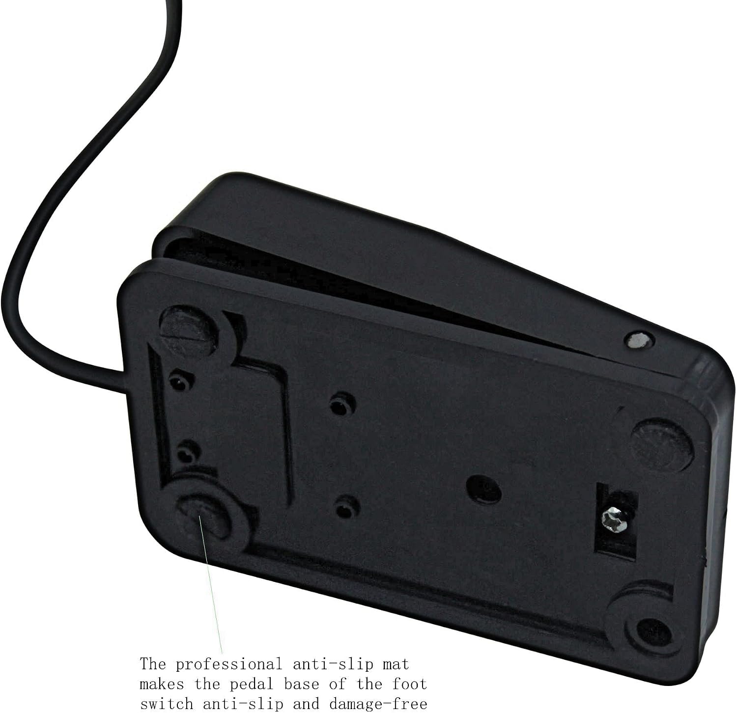 Foot Pedal,Foot Pedal Switch Power Supply Pedal Control with Clip Cord for Machine,Square-Plastic