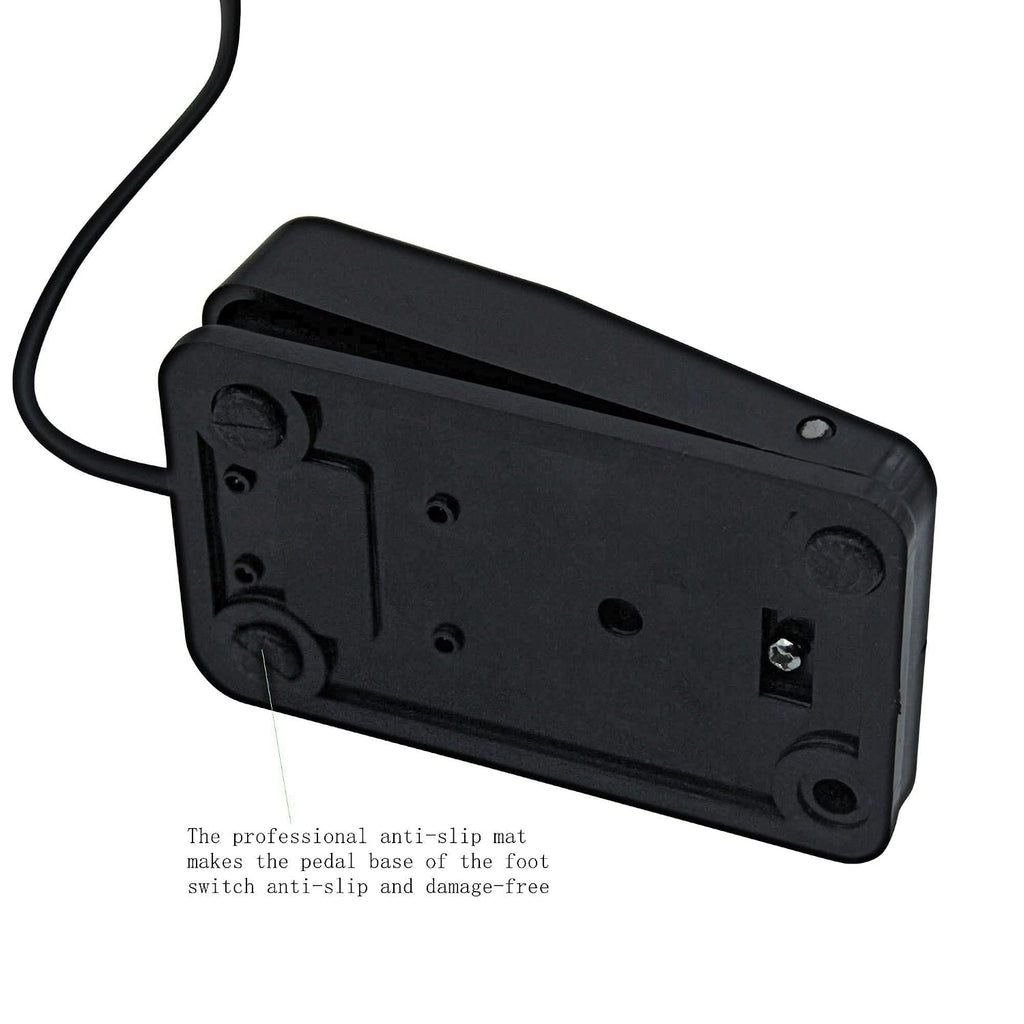 Tattoo Foot Pedal Switch,DOWEI Tattoo Machine Foot Pedal Switch with Clip Cord with 5'ft Cord for Tattoo Machine Gun