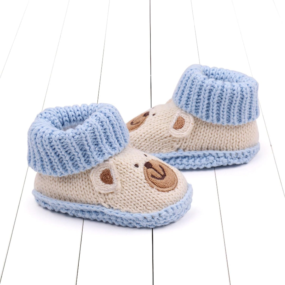 Baby Boy Girl Knitted Booties Soft Sole Warm Walking Shoes
