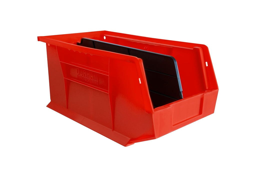 PB30240-17-PKG Plastic, Hook-On-Bin, 8 X 15 X 7, Red, PKG OF 12