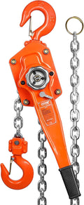 Manual Lever Chain Hoist, 3 Ton 6600 lbs Capacity 20 FT Come Along, G80 Galvanized Carbon Steel with Weston