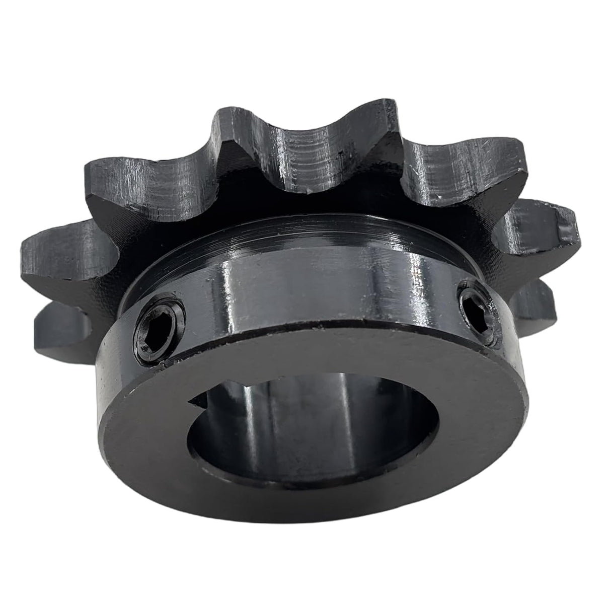 #50 Roller Chain Sprocket Type B 1 1/8 inch Bore 12 Tooth, Hardened Antirust 1045 Steel Drive Sprockets 50B12-1 1/8