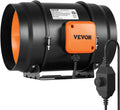 VEVOR 8 inch Inline Duct Fan 750 CFM Ventilation Exhaust Fan Low Noise