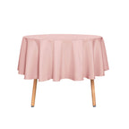 Round Tablecloth, 80 Inch, Blush