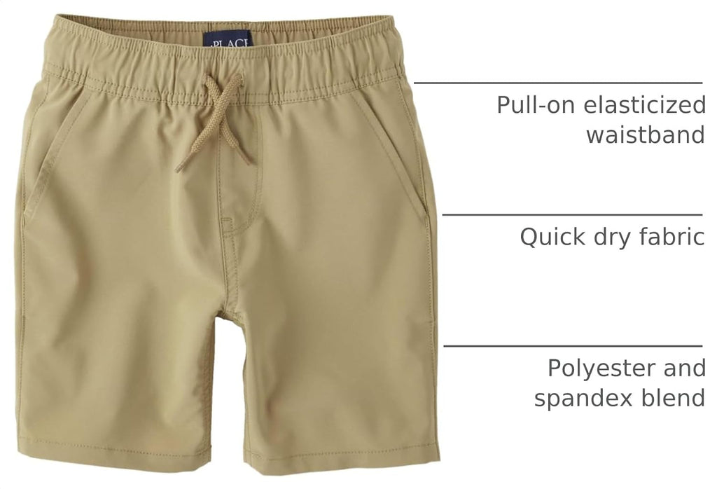 Boys' Uniform Quick Dry Jogger Shorts