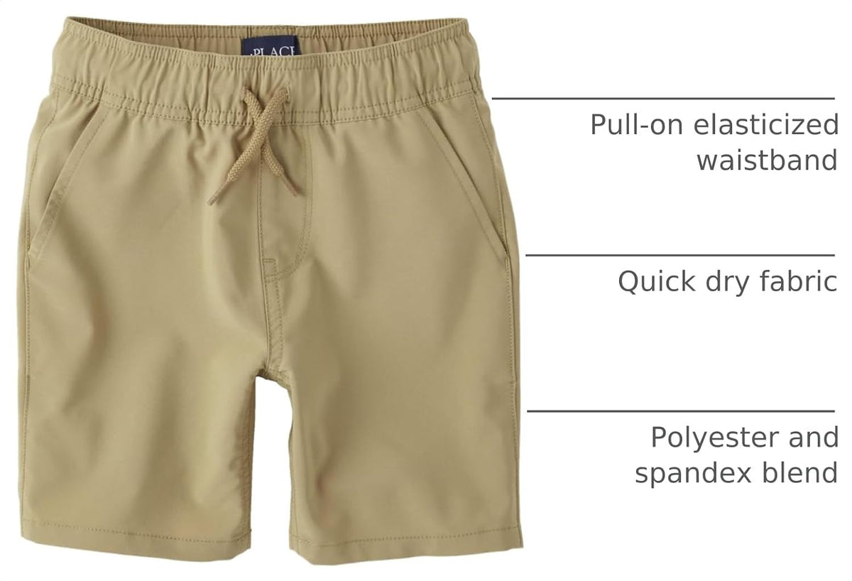 Boys' Uniform Quick Dry Jogger Shorts