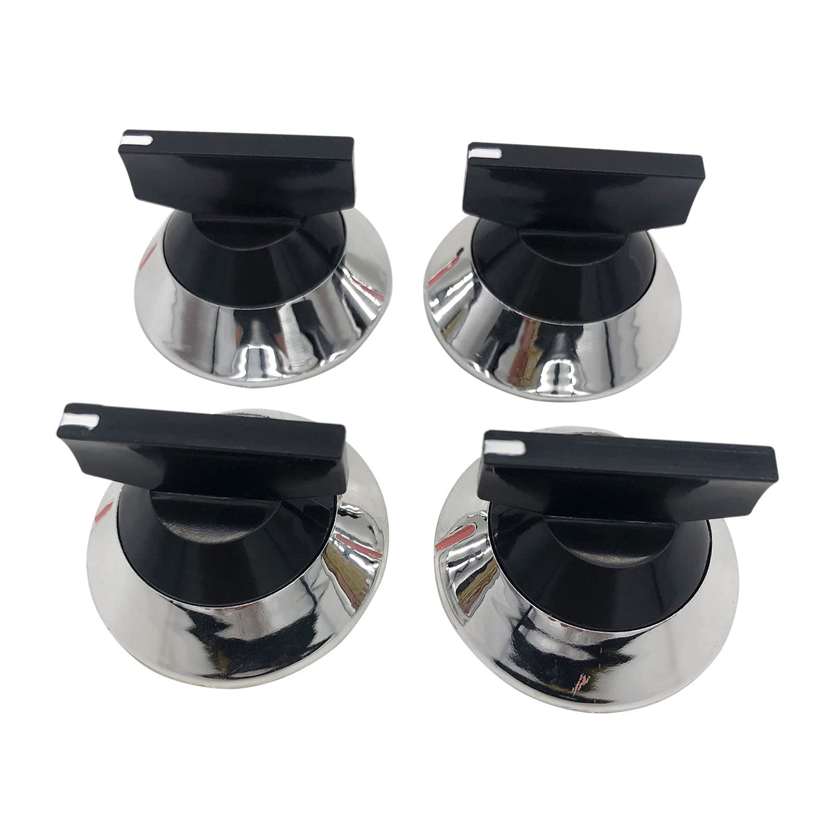 4 Pack Top Burner Control Knobs Replacement for 3WP330190 AP6008016 309540