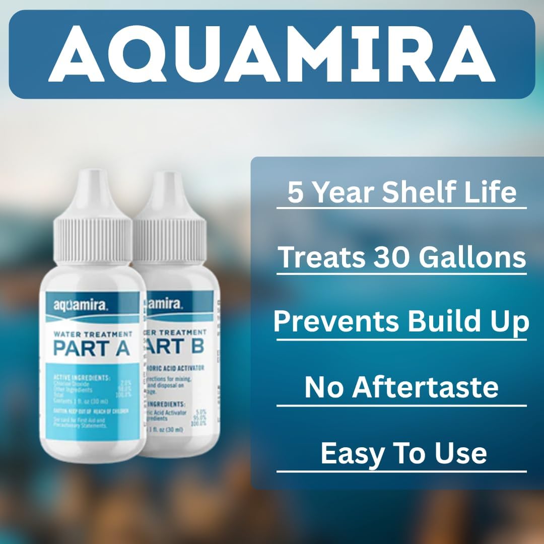 5-Gallon Stackable Water Storage Containers, Water Treatment, 5 Lids + 1 Spigot, Easy Fill, Survial Supply Emergency