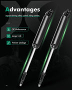 SCITOO Front Shocks Pair for Ram 2500 2WD shock absorbers