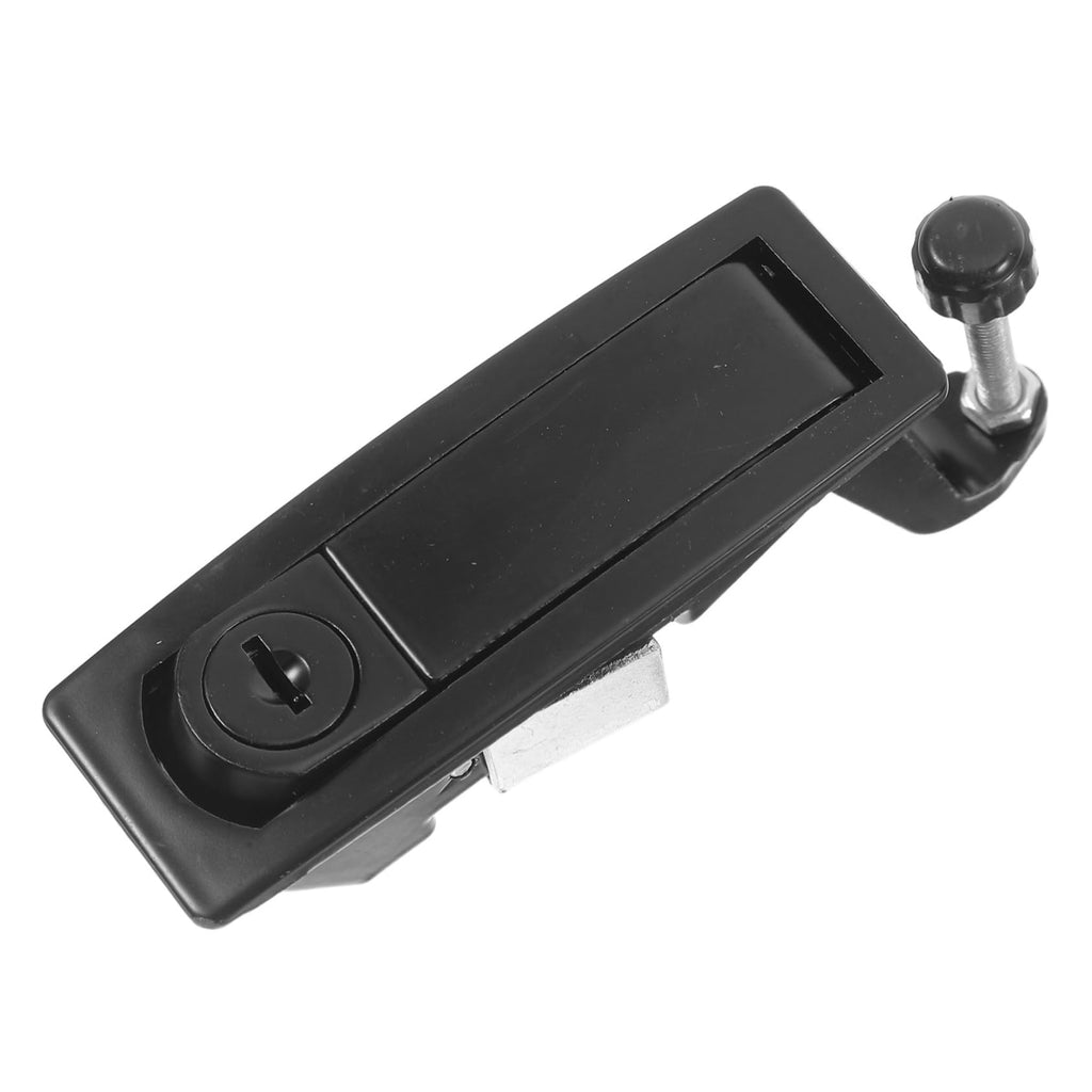 Electrical Cabinet Door Lock Black MS606 Flat Bounce with Key