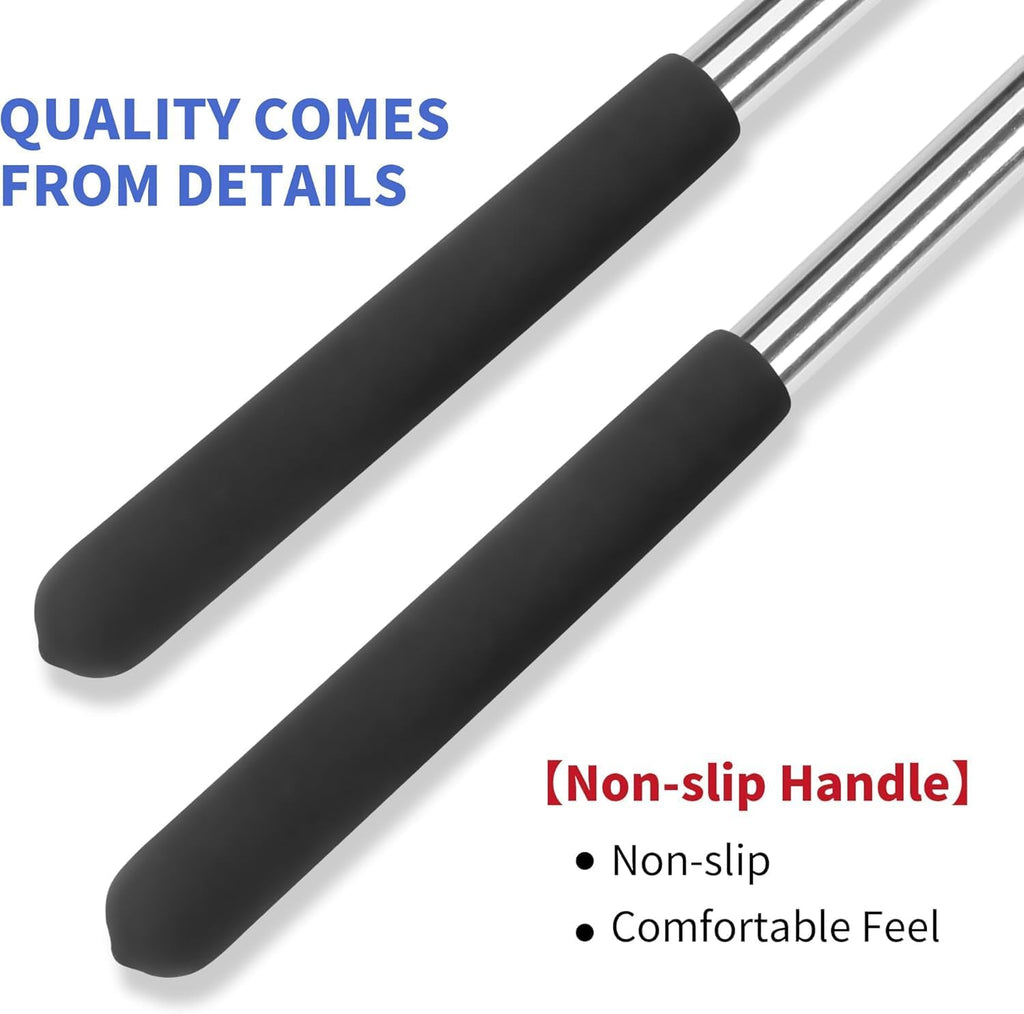 Garage Door Winding Bars, 2-Pack 17.3-Inch Torsion Spring Winding Rods Tool