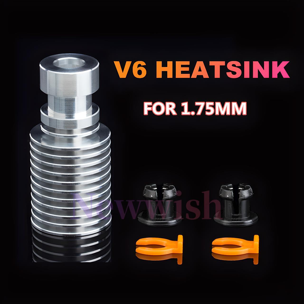 V6 All Metal Hotend,Prusa i3 MK3S+,MK3,MK2.5,MK2S 3D Printer Hotend,Upgrade V6 Copper+ Titanium Alloy Bi-Metal