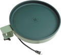 Heated Bird Bath, 1 Quart Capacity, Outdoor Decor Shallow Bath Tray for Birds - Birdbath with Deck, Clamp, and Ground