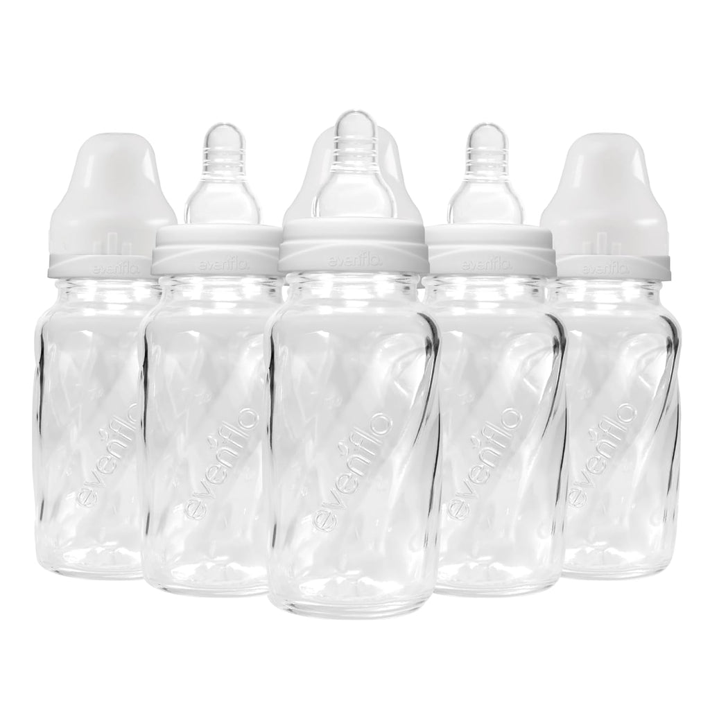 Feeding Classic Glass, Twist Bottles, 4 Oz, 6 Bottles.