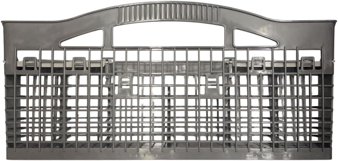 W11550304 Dishwasher Silverware Basket fit for Whirlpool & Kenmore 8562045, WP8562045, WPW10253534, W10253534, WPW10482462, W10193652 -Grey