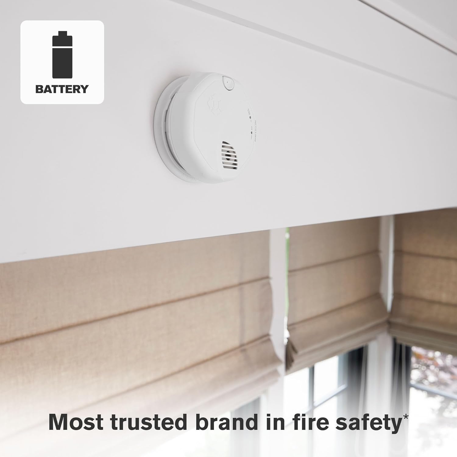 SMCO100 Battery-Operated Combination Smoke & Carbon Monoxide Alarm - 3 Pack