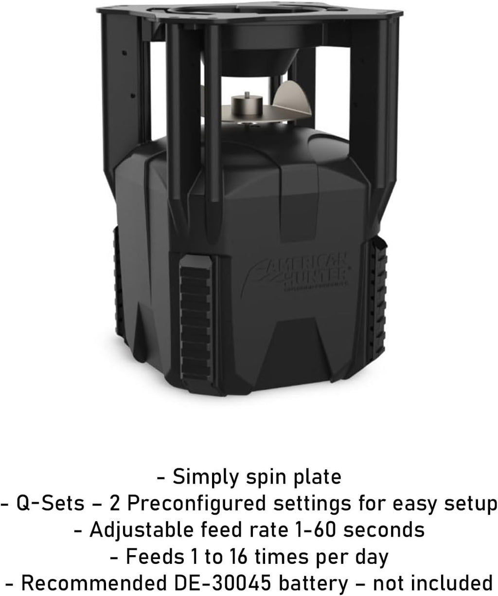 30 Gal Nesting Hopper | Hunting Durable Lightweight 3 Legged Game Feeder with XDE-Pro Automatic Delivery System