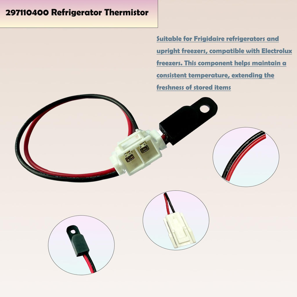 297110400 Thermistor Temperature Sensor Replacemen for Refrigerator