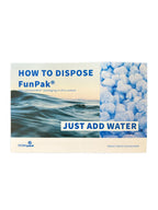 ! Brand FunPak MiniPack Plant Based Biodegradable Packing Peanuts, 0.60 cu ft Bag, Compostable (Puffy Clouds)