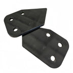 2PCS Narrow Bucket Side Teeth for Mini Excavator with Bolt Nut Hardware