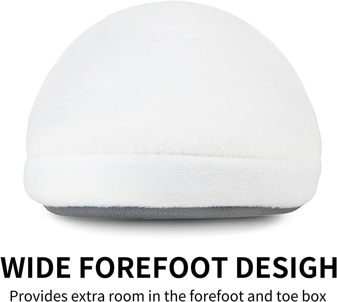3-Pair Luxury Spa Slippers - Cotton Memory Foam Non-slip Closed Toe Washable Slippers for