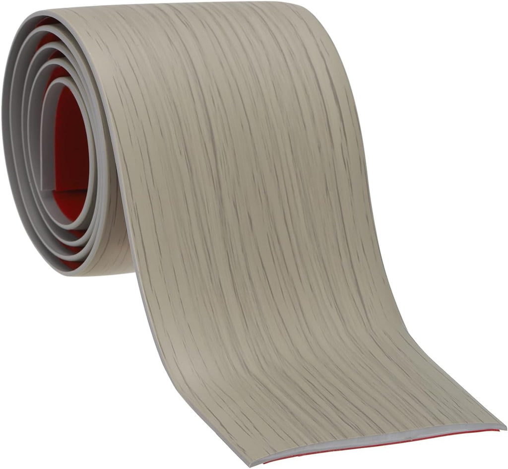 Self Adhesive Floor Transition Strip 10 ft x 3" Vinyl Flat Divider Flooring for Joining Floor Gaps Carpet Transition