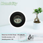 Serundo Auto Digital Hygrometer Thermometer Room Indoor Thermometer 6 Pack