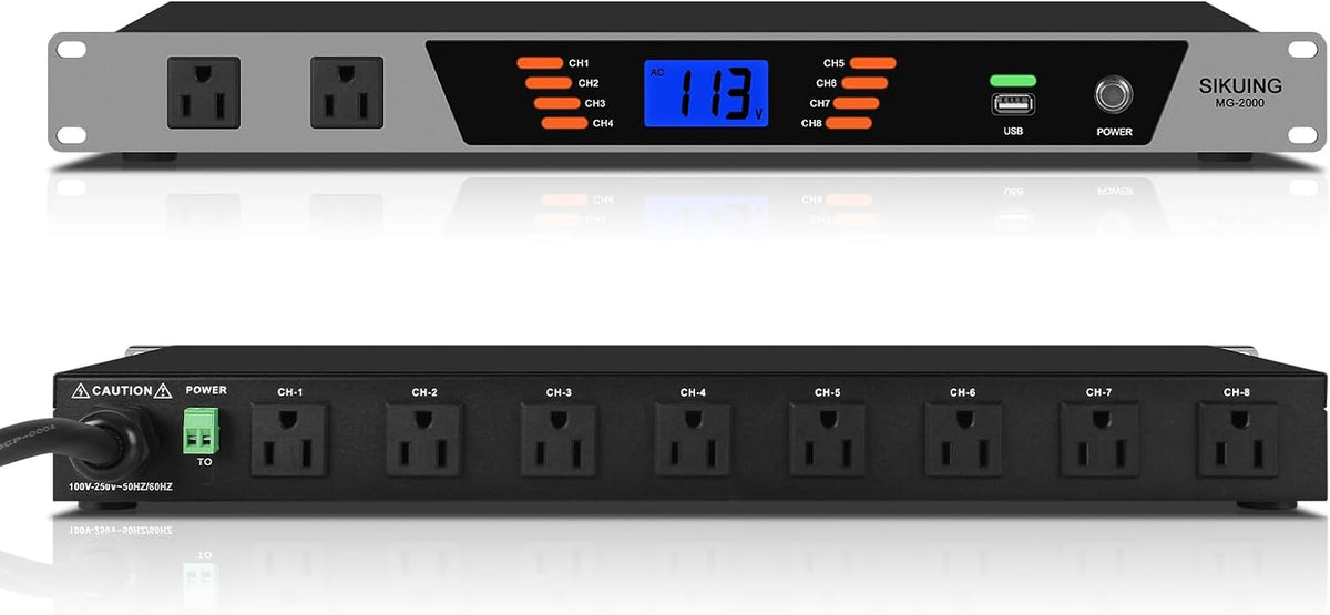 10-Outlet Rackmount Power Conditioner & Sequencer