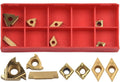7pcs Carbide for lathe Inserts Set for 12mm Boring Bar 7pcs Carbide