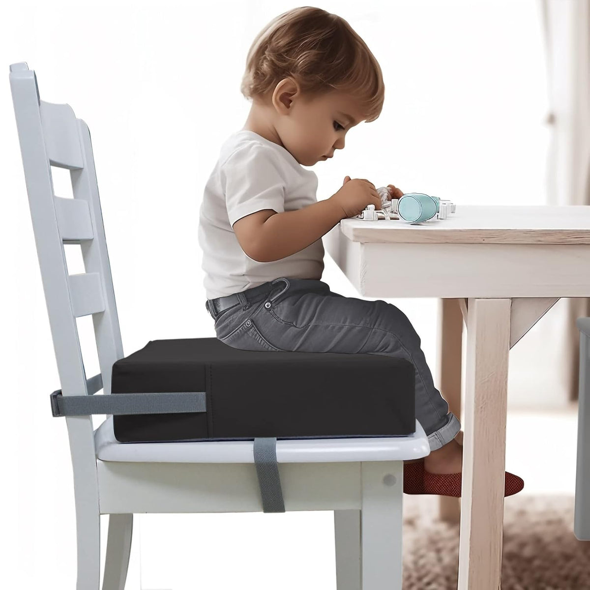 Toddler Booster Seat for Dining Table, Booster Seat for Kitchen Chair