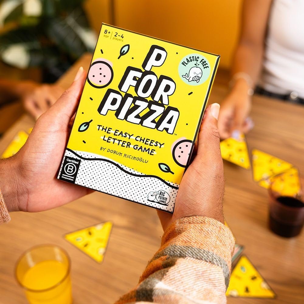 P for Pizza: Family Card Game | Great for Adults and Kids | Perfect Lightweight Travel Fun for Any Occasion | The
