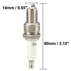 uxcell F7TC 14mm Thread Ignition Iridium Spark Plug Parts