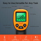 Digital Infrared Thermometer Temperature Gun, 12:1